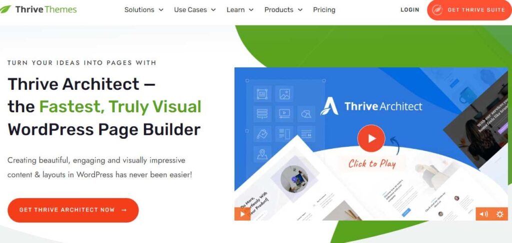 thrive-architect, Best WordPress Page Builder 2022, habibcoder, websiteslearn, page builder, wordpress page builder, best paeg builder